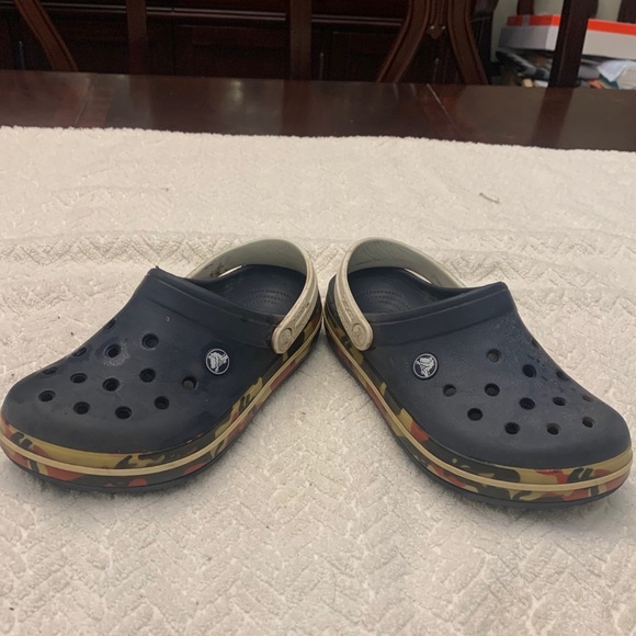 COPY - Blue and Camo Crocs ( Kids size 3) - Picture 2 of 3